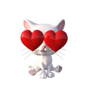 Happy cat sticker